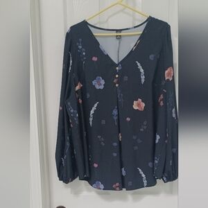 Floral Long Sleeve Blouse